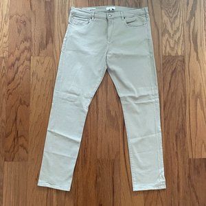 Reiss Men's Slim Fit Jean/Chino Gray/Tan 36w